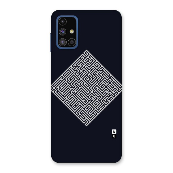 Minimal Maze Pattern Back Case for Galaxy M51