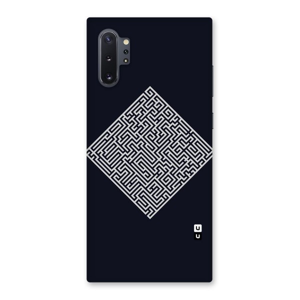 Minimal Maze Pattern Back Case for Galaxy Note 10 Plus