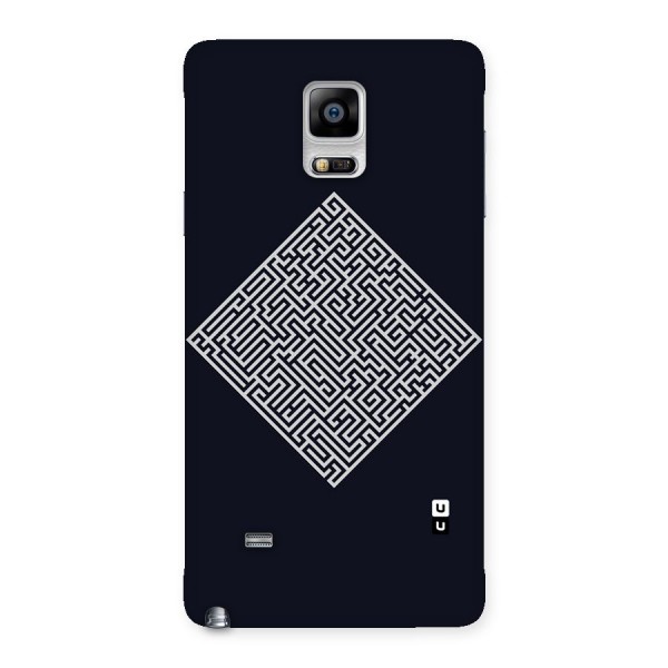 Minimal Maze Pattern Back Case for Galaxy Note 4