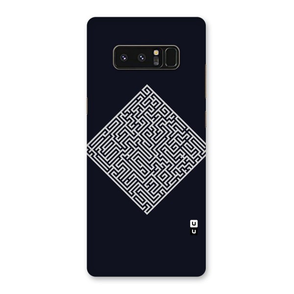 Minimal Maze Pattern Back Case for Galaxy Note 8