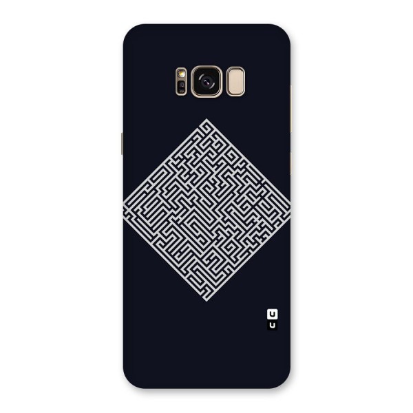 Minimal Maze Pattern Back Case for Galaxy S8 Plus