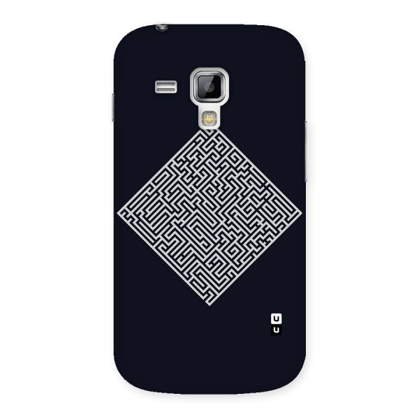 Minimal Maze Pattern Back Case for Galaxy S Duos