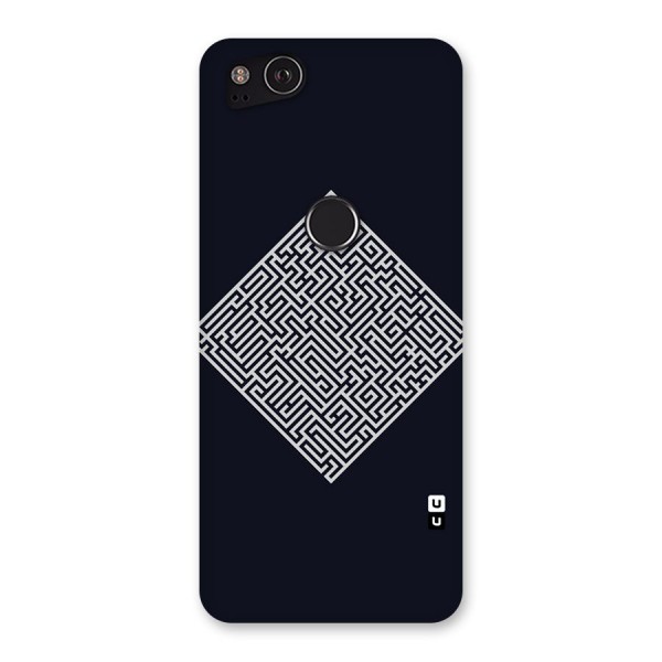 Minimal Maze Pattern Back Case for Google Pixel 2