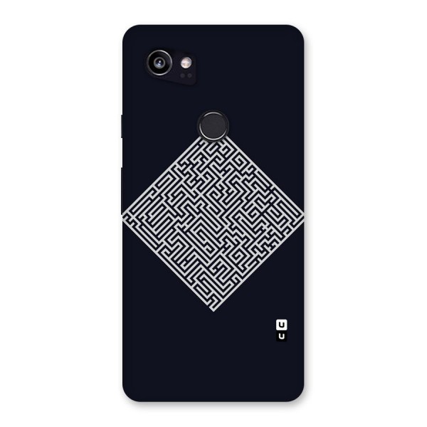 Minimal Maze Pattern Back Case for Google Pixel 2 XL