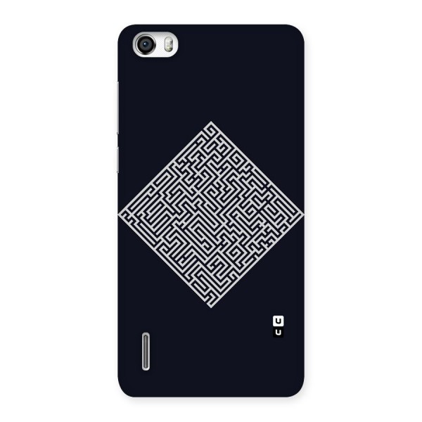 Minimal Maze Pattern Back Case for Honor 6