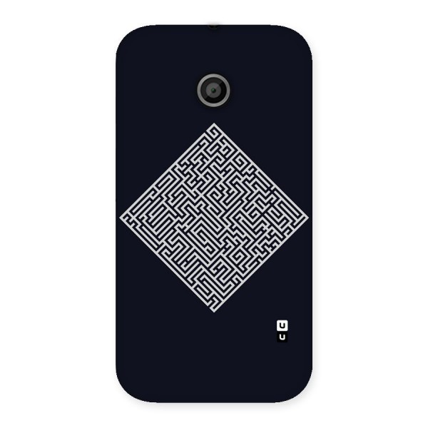 Minimal Maze Pattern Back Case for Moto E