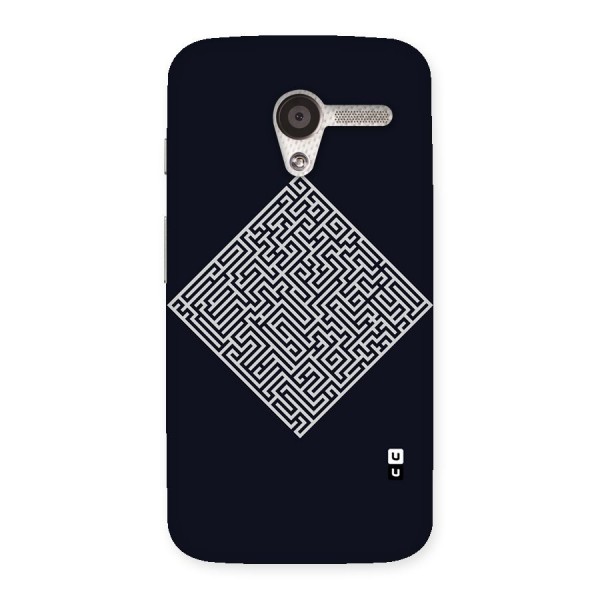 Minimal Maze Pattern Back Case for Moto X