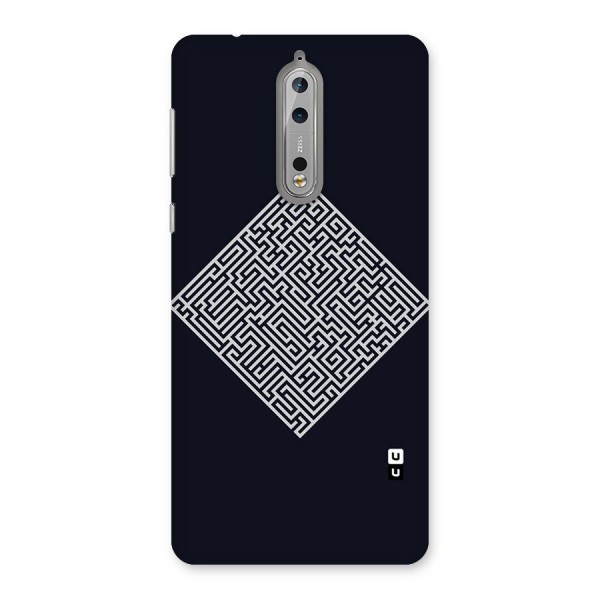 Minimal Maze Pattern Back Case for Nokia 8