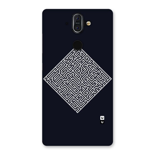 Minimal Maze Pattern Back Case for Nokia 8 Sirocco