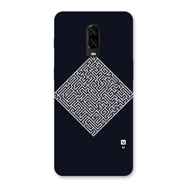 Minimal Maze Pattern Back Case for OnePlus 6T