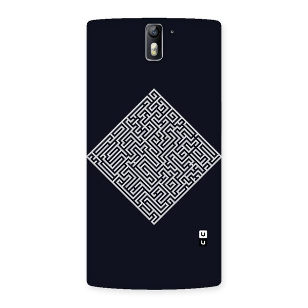 Minimal Maze Pattern Back Case for One Plus One