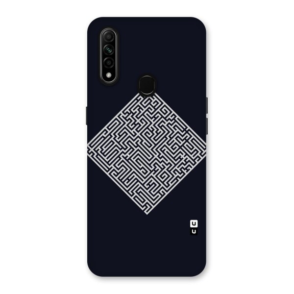 Minimal Maze Pattern Back Case for Oppo A31