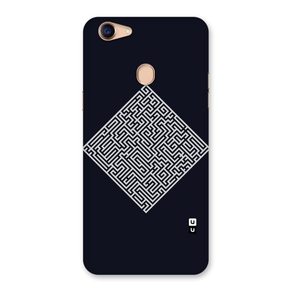 Minimal Maze Pattern Back Case for Oppo F5