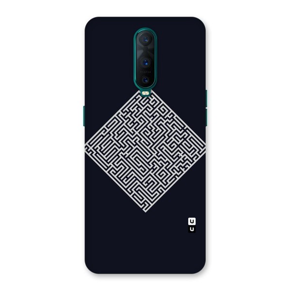 Minimal Maze Pattern Back Case for Oppo R17 Pro