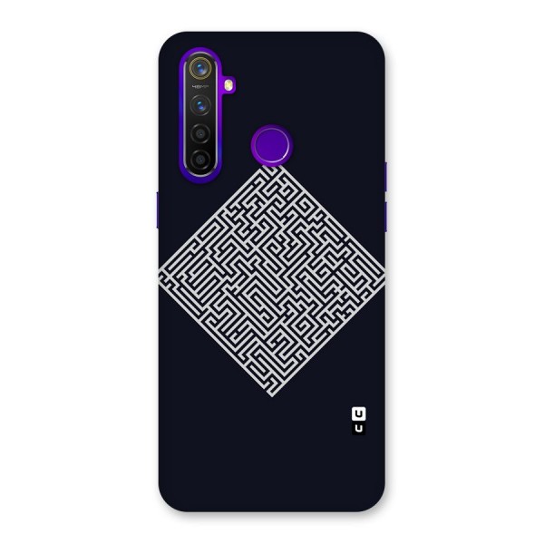 Minimal Maze Pattern Back Case for Realme 5 Pro