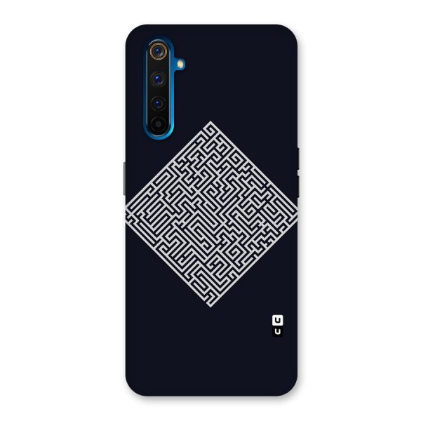 Minimal Maze Pattern Back Case for Realme 6 Pro