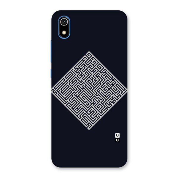 Minimal Maze Pattern Back Case for Redmi 7A