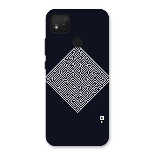 Minimal Maze Pattern Back Case for Redmi 9C