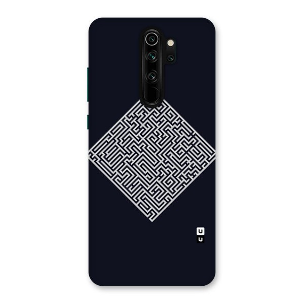 Minimal Maze Pattern Back Case for Redmi Note 8 Pro