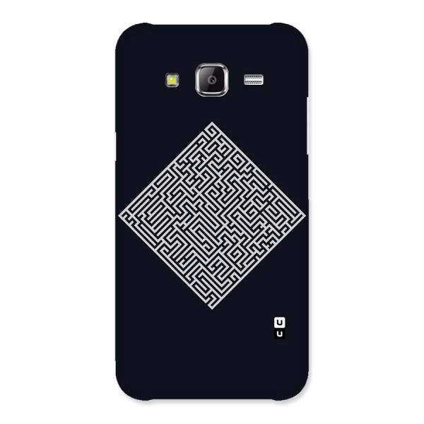 Minimal Maze Pattern Back Case for Samsung Galaxy J5