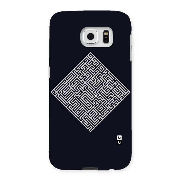 Minimal Maze Pattern Back Case for Samsung Galaxy S6