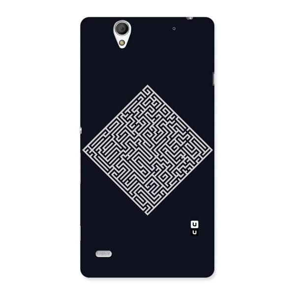 Minimal Maze Pattern Back Case for Sony Xperia C4