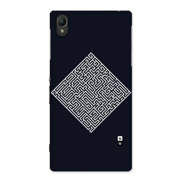 Minimal Maze Pattern Back Case for Sony Xperia Z1