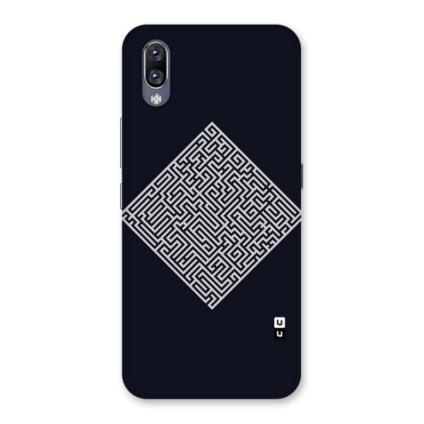 Minimal Maze Pattern Back Case for Vivo NEX