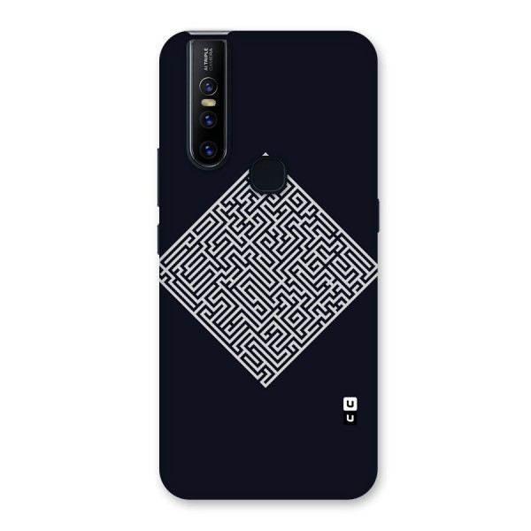 Minimal Maze Pattern Back Case for Vivo V15