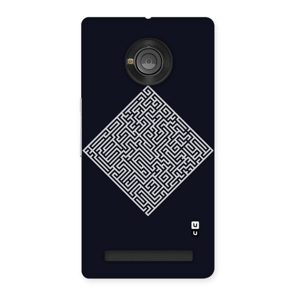 Minimal Maze Pattern Back Case for Yu Yuphoria