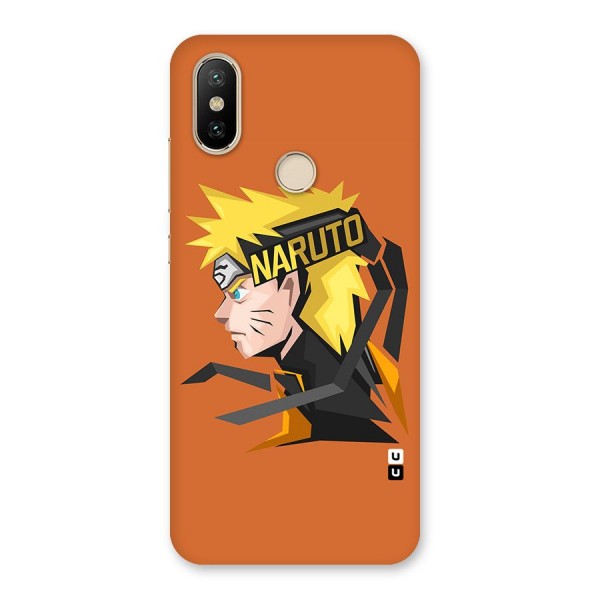 Minimal Naruto Artwork Back Case for Mi A2