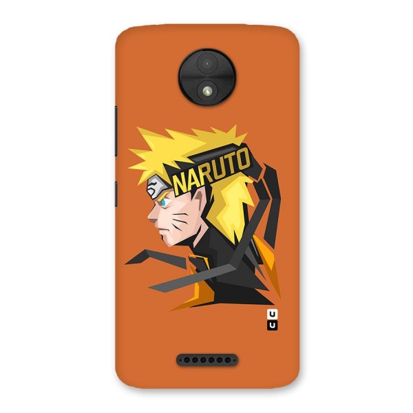 Minimal Naruto Artwork Back Case for Moto C