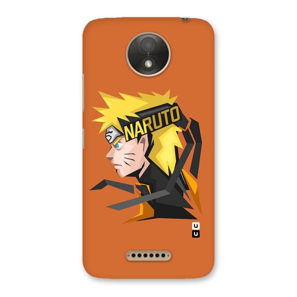 Minimal Naruto Artwork Back Case for Moto C Plus