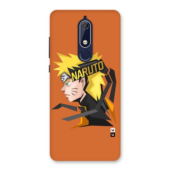 Minimal Naruto Artwork Back Case for Nokia 5.1