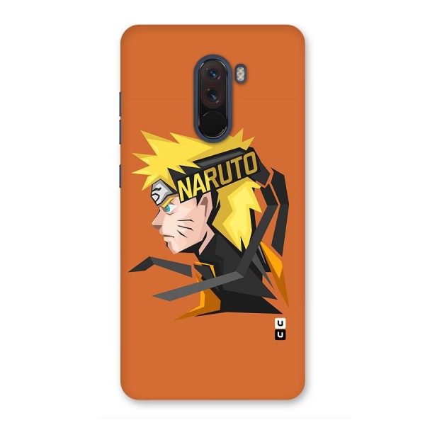 Minimal Naruto Artwork Back Case for Poco F1