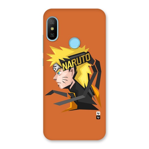 Minimal Naruto Artwork Back Case for Redmi 6 Pro