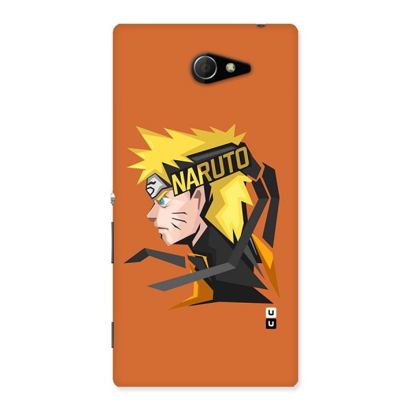 Minimal Naruto Artwork Back Case for Sony Xperia M2