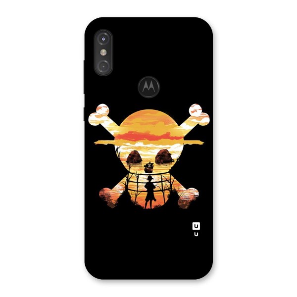 Minimal One Piece Back Case for Motorola One Power