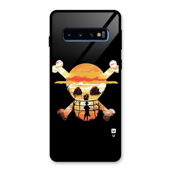 Minimal One Piece Glass Back Case for Galaxy S10