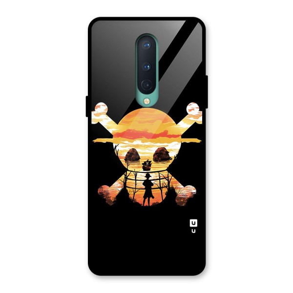 Minimal One Piece Glass Back Case for OnePlus 8