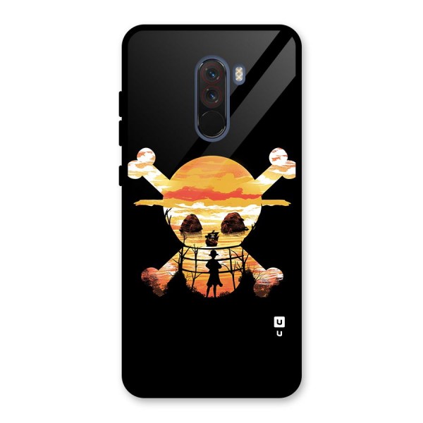 Minimal One Piece Glass Back Case for Poco F1