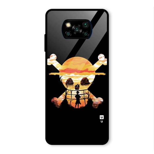 Minimal One Piece Glass Back Case for Poco X3 Pro