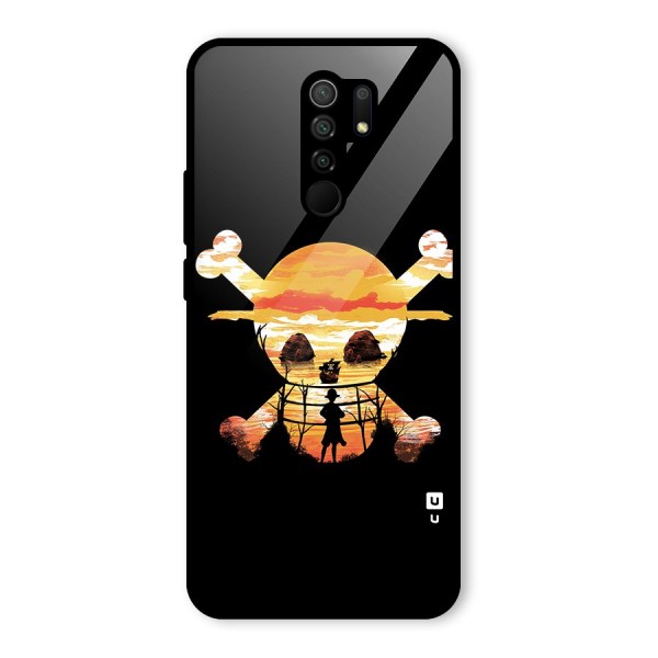 Minimal One Piece Glass Back Case for Redmi 9 Prime