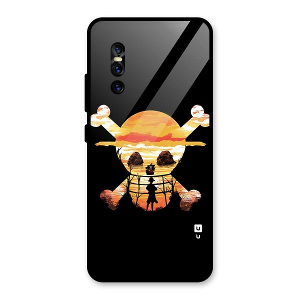 Minimal One Piece Glass Back Case for Vivo V15 Pro