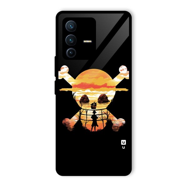 Minimal One Piece Glass Back Case for Vivo V23 Pro