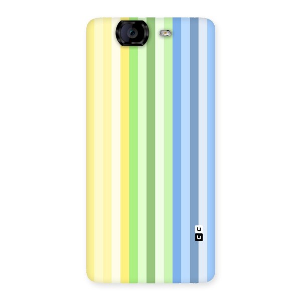 Minimal Pastel Shades Stripes Back Case for Canvas Knight A350