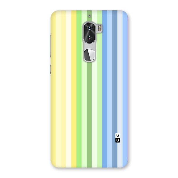 Minimal Pastel Shades Stripes Back Case for Coolpad Cool 1