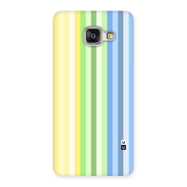 Minimal Pastel Shades Stripes Back Case for Galaxy A3 (2016)