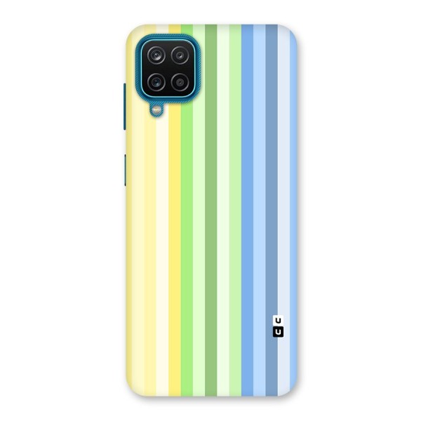 Minimal Pastel Shades Stripes Back Case for Galaxy F12