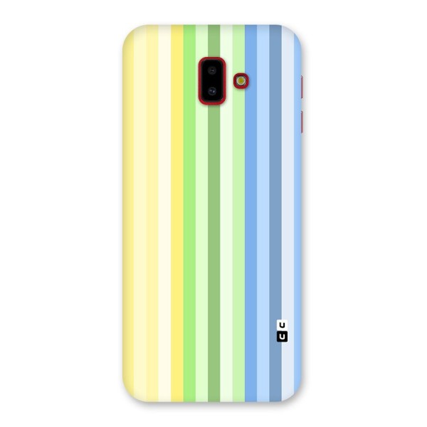 Minimal Pastel Shades Stripes Back Case for Galaxy J6 Plus